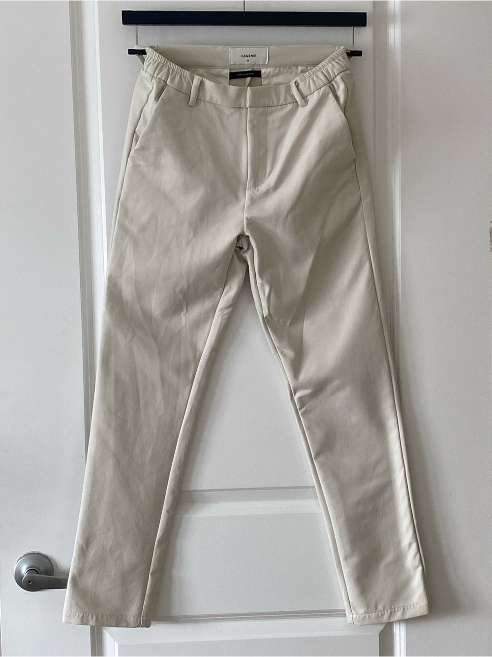 Legend London Light Cream Men's Slim Chino Pants